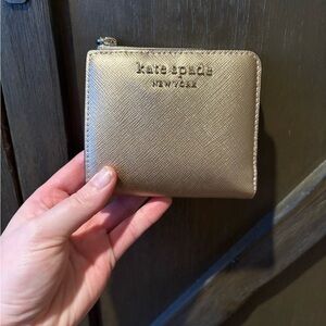 Kate Spade Gold Wallet